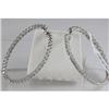 Image 3 : Genuine 2.586 ctw Inside-Outside Hoop Huggie & Diamond Earring 18kt Gold-White 