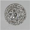 Image 2 : Genuine  1.37 ctw Diamond Rositas Earring 18KT White Gold 