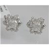 Image 1 : Genuine  1.97 ctw Diamond Earring 18KT White Gold 