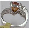 Image 3 : Genuine  2.18 ctw  Tourmaline Ring  14KT White Gold  Ring Size  7.5
