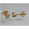 Image 2 : Genuine 0.42 ctw Diamond Stud Earring 18kt Gold-Yellow