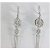 Image 1 : Genuine  2.02 ctw Diamond Bridal Teardrop Chandelier Earring18KT White Gold 