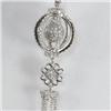 Image 2 : Genuine  2.02 ctw Diamond Bridal Teardrop Chandelier Earring18KT White Gold 