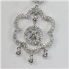 Image 2 : Genuine  2.26 ctw Diamond Bridal Legacy Chandelier Earring 18KT White Gold 