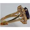 Image 2 : Genuine  5.85 ctw  Amethyst  Ring  14KT Yellow Gold  Ring Size  7