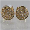Image 3 : Genuine 0.21 ctw Diamond Earring 18kt Gold-Yellow 