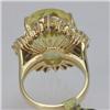 Image 3 : Genuine  15.14 ctw  Lemon Quartz Ring  14KT Yellow Gold  Ring Size  5.75