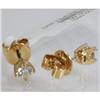 Image 2 : Genuine 0.495 ctw Diamond Stud Earring 18kt Gold- Yellow 