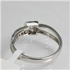 Image 3 : Genuine 0.11 ctw Diamond Ring 18kt Gold-White 