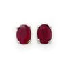Image 1 : Genuine 1.52 ctw Ruby Stud Earrings 14kt Gold-White
