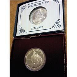 1982-D & S WASHINGTON HALVES PROOF & UNC