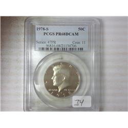 1978-S KENNEDY HALF PCGS PR68DCAM