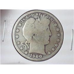 1900-S BARBER HALF DOLLAR