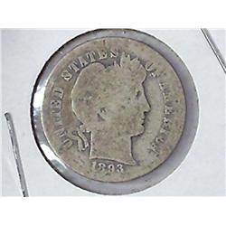 1893-O BARBER DIME
