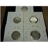 Image 2 : 1902, 05, 06, 06 AND 07 BARBER DIMES (5 COINS)