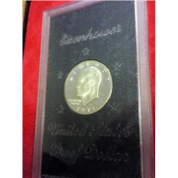 1971-S IKE SILVER PROOF DOLLAR (BROWN PACK)