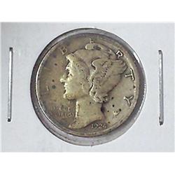 1924-S MERCURY DIME (FINE)