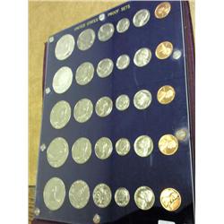1971-75 US PROOF SETS IN PLASTIC HOLDER
