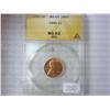 Image 1 : 1955 LINCOLN CENT ANACS MS63 RED