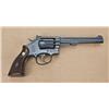 Image 2 : Smith & Wesson K22 target model revolver, blued  finish, 6” barrel, checkered wood medallion grips, 