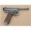 Image 1 : Japanese large guard Nambu pistol, Japanese  military marked, 8mm, serial #76600. Dated 18.5.  The p