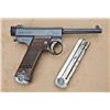 Image 2 : Japanese small guard Nambu pistol, 8mm caliber,  military issue,  serial #31987. Dated 12.6, in  nea