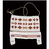 Image 2 : Beaded neck piece of American Indian origin,  measuring approx. 8-1/2” by 9”. Red, green, greasy  ye