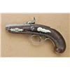 Image 2 : Philadelphia Derringer, probably by Slaughter of  Philadelphia, .42 caliber, 6-1/2” overall with  2-