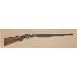 Winchester model 61 .22 short, long, and long  rifle, pump-action, custom engraved, serial  #181685.