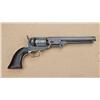 Image 2 : Colt 1851 Navy revolver, second model, square back  triggerguard, original engraved, brown patina  f