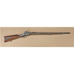 Sharps New Model 1863 Rifle, .52 caliber  percussion, 30” barrel, made for socket bayonet,  blue and