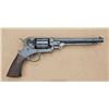 Image 1 : Starr .44 percussion caliber single-action  revolver 8” barrel, blued finish, checkered wood  grips,