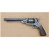 Image 2 : Starr .44 percussion caliber single-action  revolver 8” barrel, blued finish, checkered wood  grips,