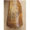 Image 5 : Authentic French and Indian War Period carved map  horn by identified Pointed Tree Carver, circa 175
