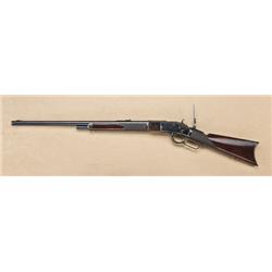 Winchester model 1873 deluxe rifle, first model,  .44-40 caliber, 24” heavy round barrel, half  maga