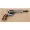 Image 2 : Colt Single Action Army revolver, .44-40 caliber,  blue and case hardened finish, varnish wood grips