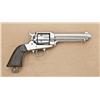 Image 2 : Remington model 1890 single-action revolver,  .44-40 caliber, factory 503/4” barrel, nickel  plated,