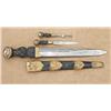 Image 2 : Scottish regimental dirk showing crown, bugle,  numeral 71.  Along with fancy cast brass and high  r