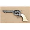 Image 1 : Colt single action army revolver, .45 long Colt  caliber, 4-1/2” barrel, blue and satin grey  finish