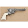 Image 2 : Colt single action army revolver, .45 long Colt  caliber, 4-1/2” barrel, blue and satin grey  finish