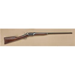 Roper repeating shotgun, 16ga, 27” barrel, blued  and case hardened finish, varnish wood stocks,  se