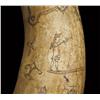 Image 7 : American Carved powderhorn dated 1776, only  example known to collectors with two men dueling.  The 