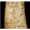 Image 8 : American Carved powderhorn dated 1776, only  example known to collectors with two men dueling.  The 