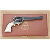 Image 2 : Colt single action army revolver, New Frontier  series, .45 caliber, 7-1/2” barrel, engraved in  flu