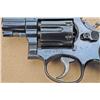 Image 2 : Smith & Wesson model 10, .38 special, 2” barrel,  adjustable sights, blued finish, checkered  medall