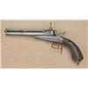 Image 1 : Colette gravity feed pistol 10mm, traces of  original finish, typical engraved frame, fluted  grip, 