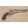 Image 2 : Colette gravity feed pistol 10mm, traces of  original finish, typical engraved frame, fluted  grip, 