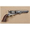 Image 2 : Colt 1849 pocket model revolver, .31 caliber  percussion, 5” barrel, traces of blue and  casehardene
