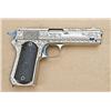 Image 2 : Colt model 1902 .38ACP caliber, pocket hammer,  semi-automatic pistol. Finely scroll engraved with  