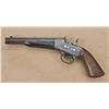 Image 2 : Remington model 1870 Rolling Block pistol, .50  caliber centerfire, 7” barrel, showing browned  fini